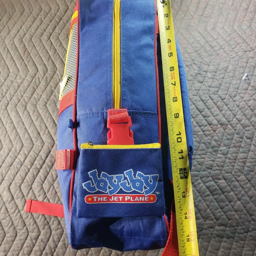Jay Jay The Jet Plane Backpack Large Vintage Book Bag 15